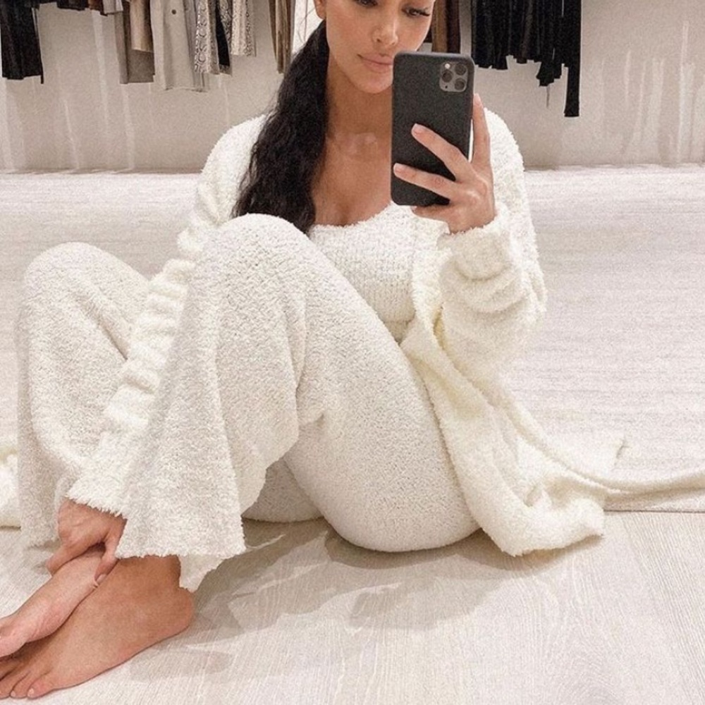 Skims cozy high rise pants